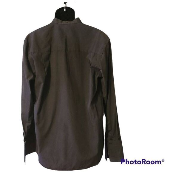 Menz Charcoal Grey Dress Shirt Size 161/2 (34/45) - Picture 3 of 7